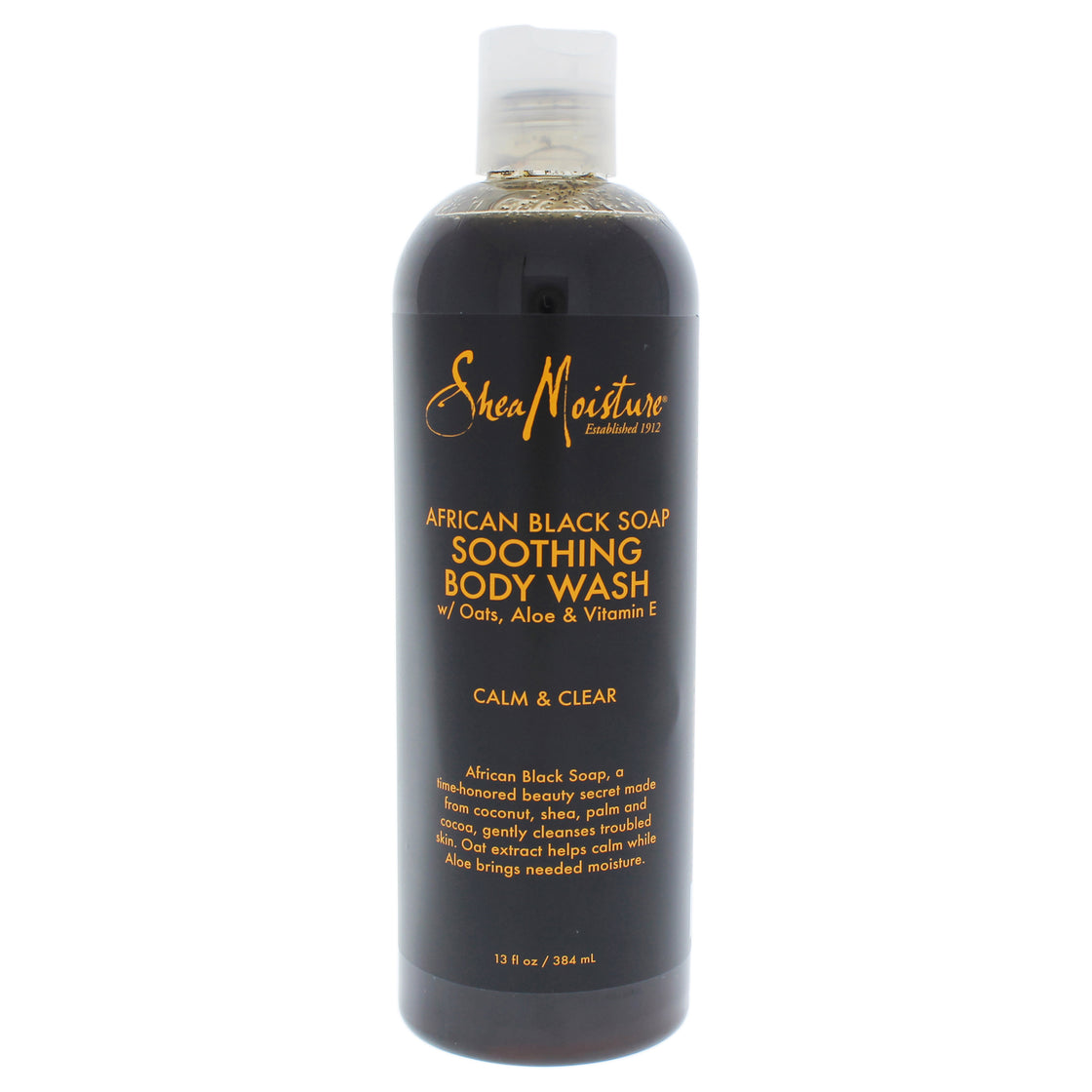 African Black Soap Soothing Body Wash by Shea Moisture for Unisex - 13 oz Body Wash
