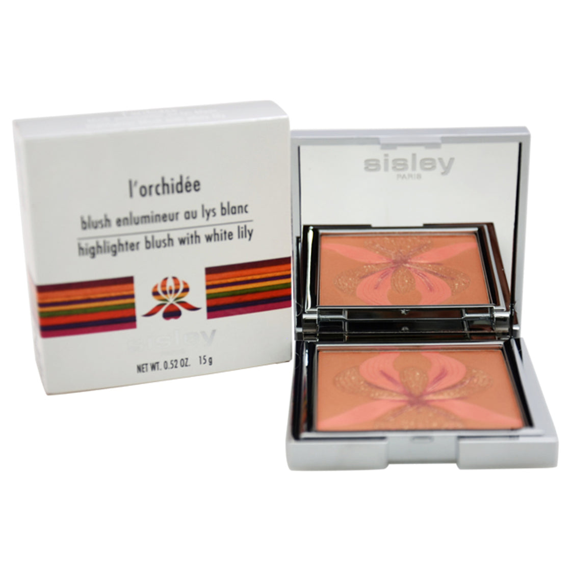 LOrchidee Highlighter Blush With White Lily - 1 Orange by Sisley for Women - 0.52 oz Makeup