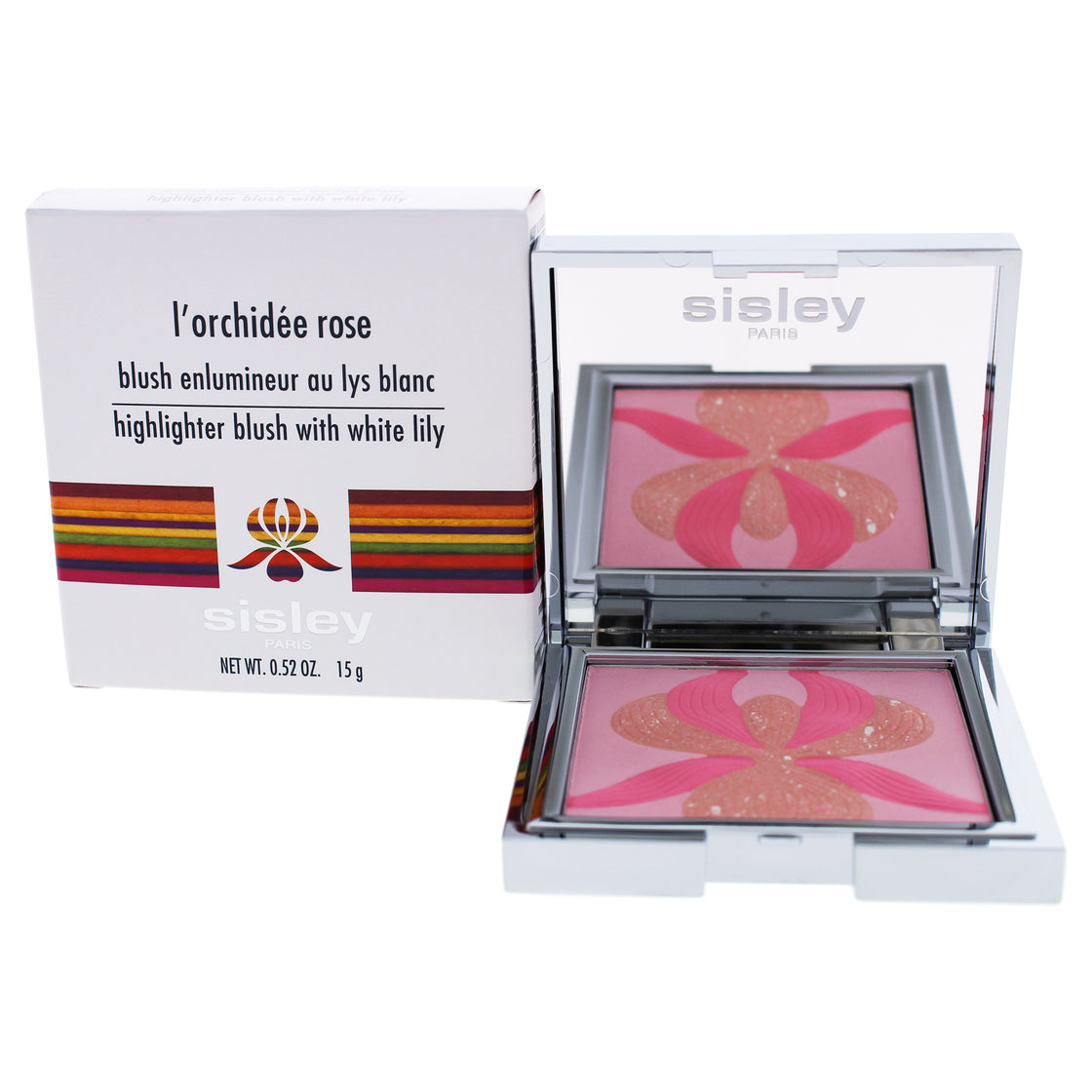 LOrchidee Highlighter Blush With White Lily - 2 Rose by Sisley for Women - 0.52 oz Makeup