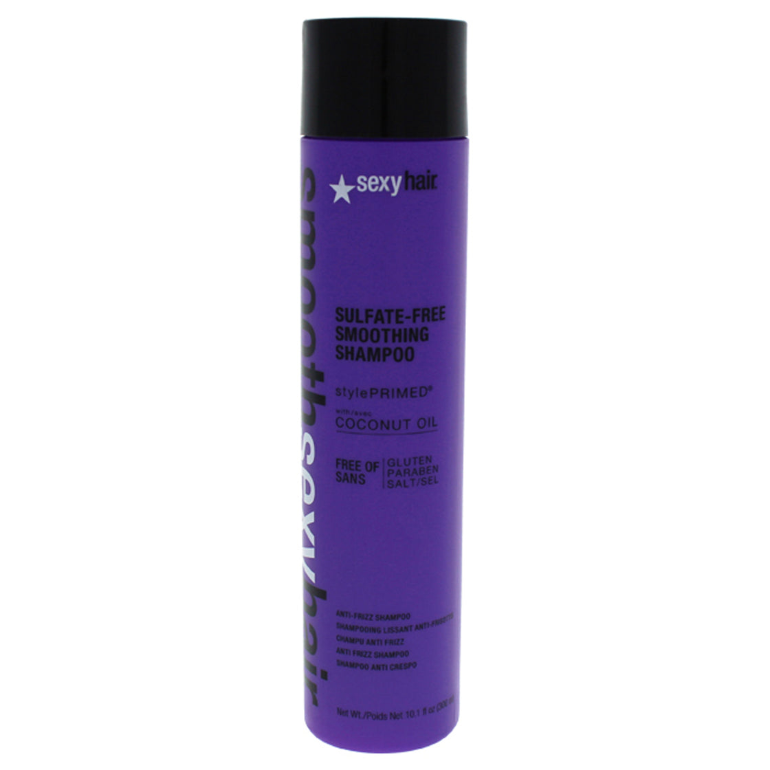 Smooth Sexy Hair Sulfate-Free Smoothing Shampoo by Sexy Hair for Unisex - 10.1 oz Shampoo