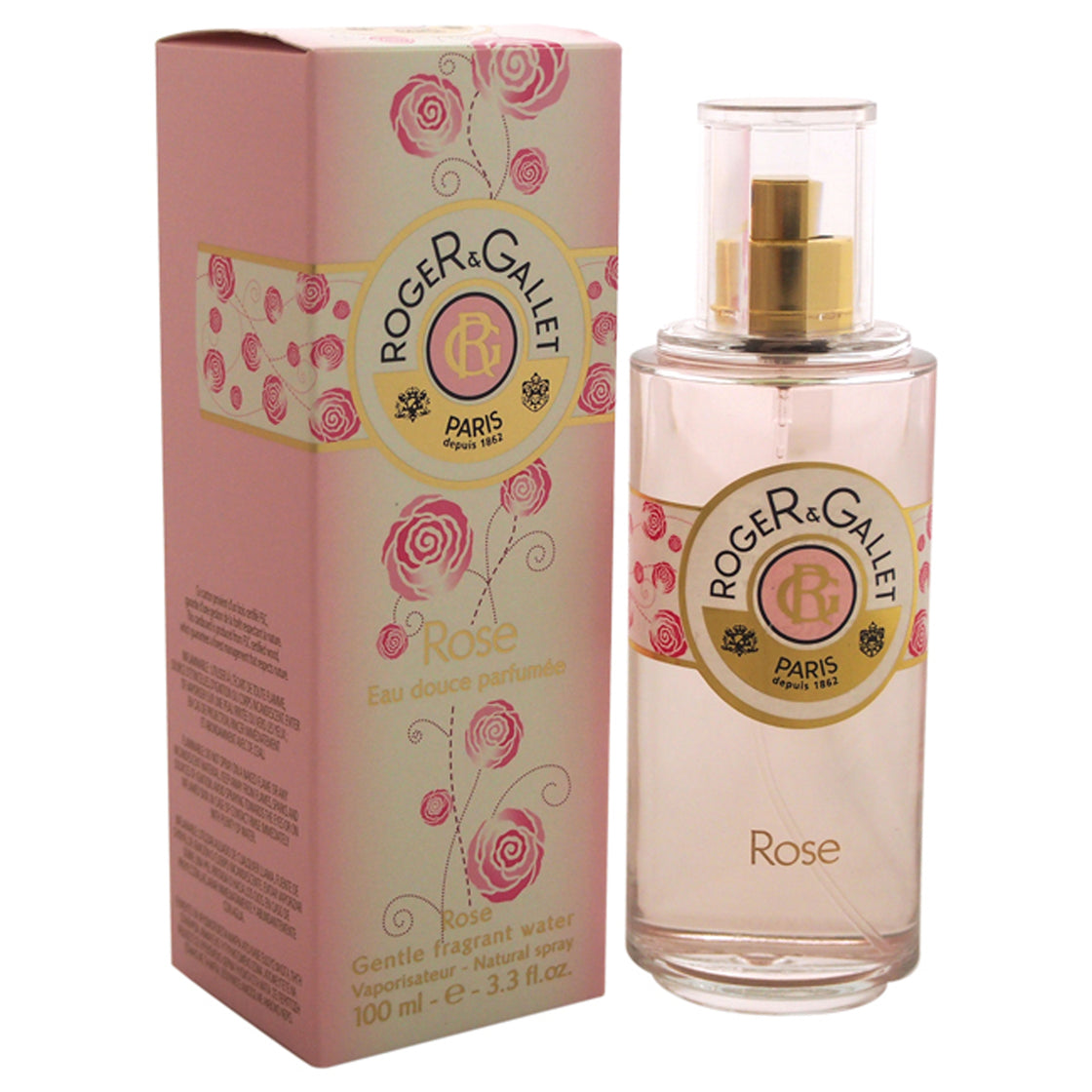 Rose by Roger & Gallet for Unisex - 3.3 oz Fragrant Water Spray