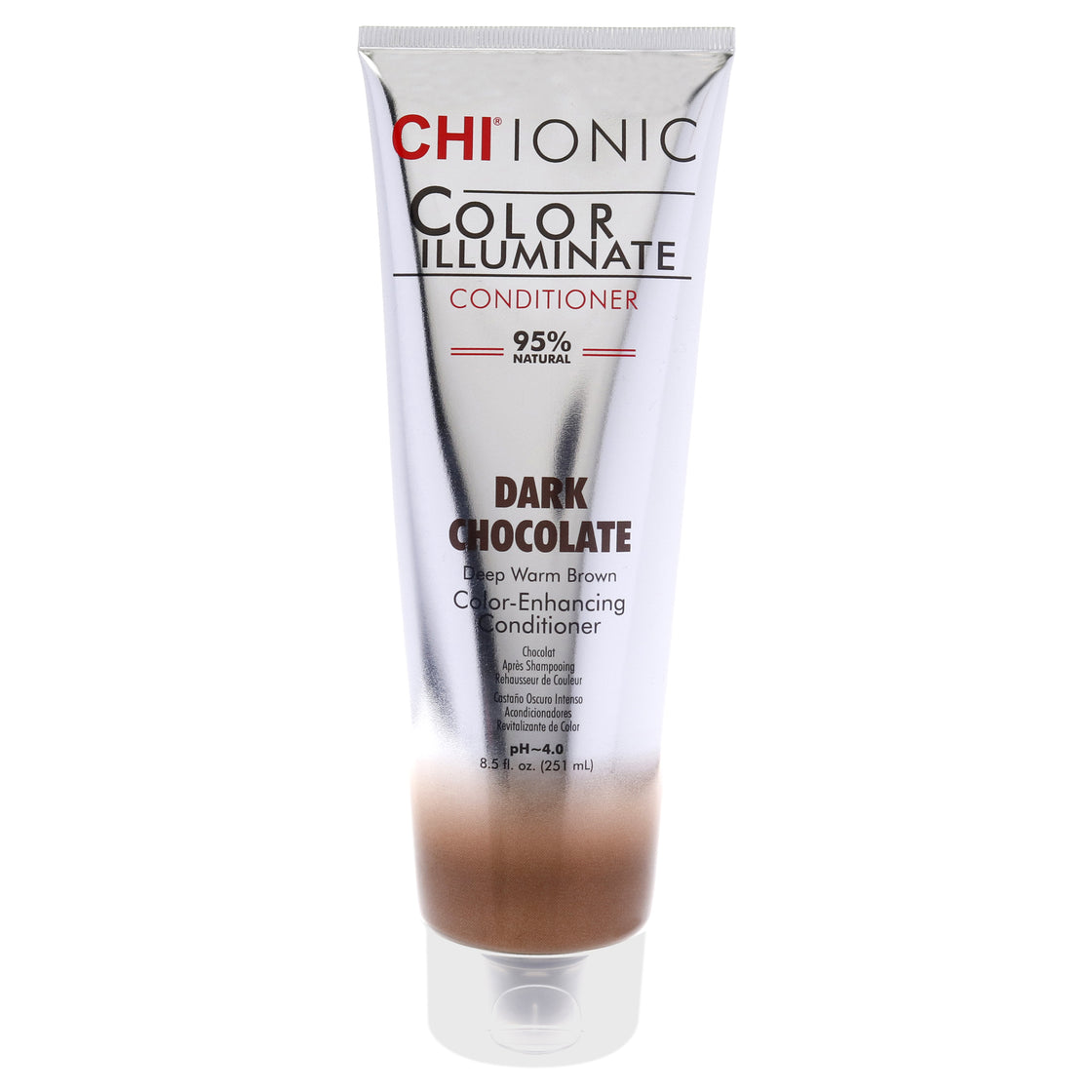 Ionic Color Illuminate Conditioner - Dark Chocolate by CHI for Unisex - 8.5 oz Conditioner