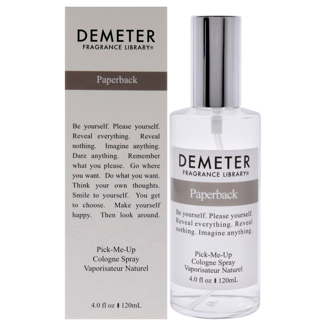 Paperback by Demeter for Unisex - 4 oz Cologne Spray