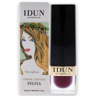 Creme Lipstick - 206 Sylvia by Idun Minerals for Women - 0.13 oz Lipstick