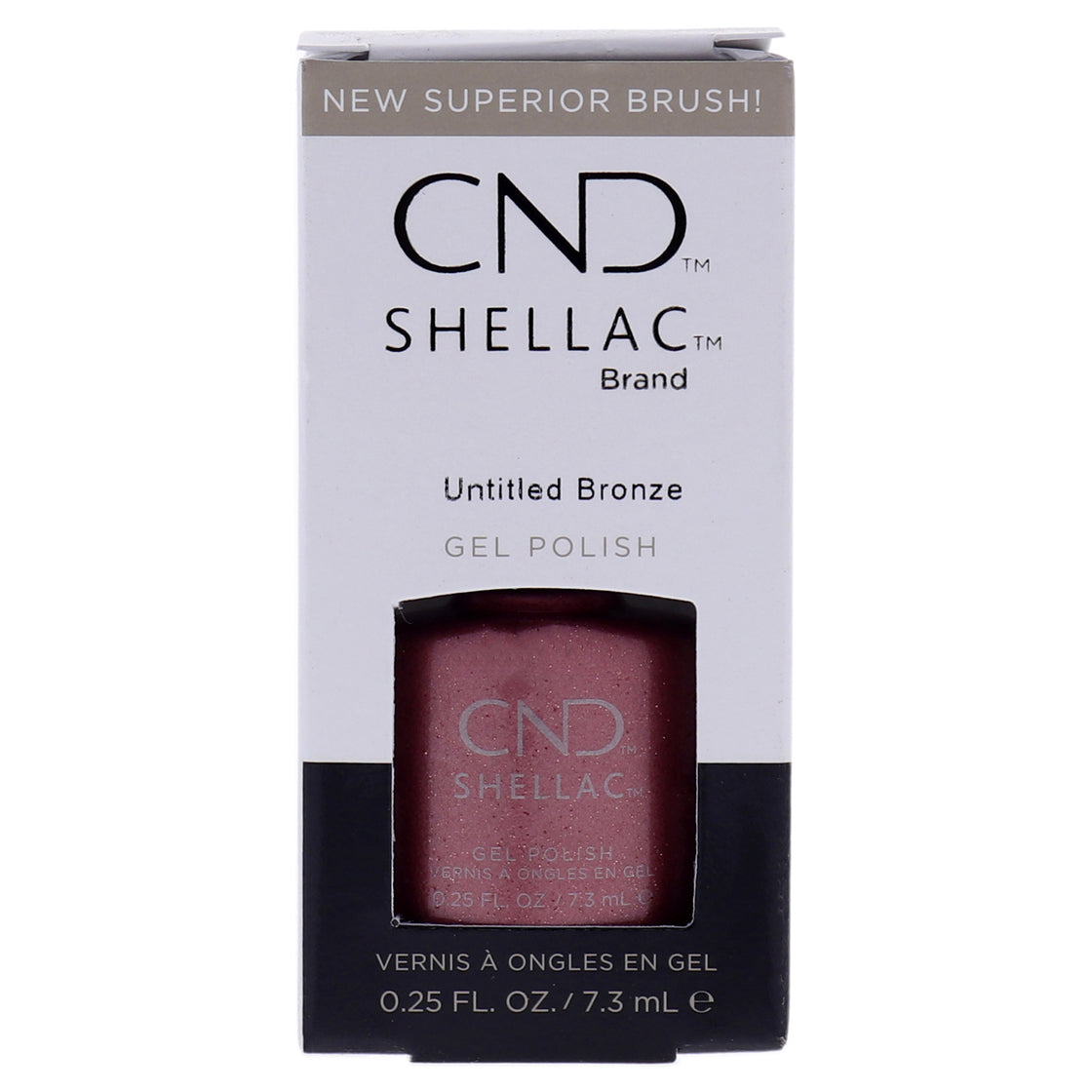 Shellac Nail Color - Untitled Bronze by CND for Women - 0.25 oz Nail Polish