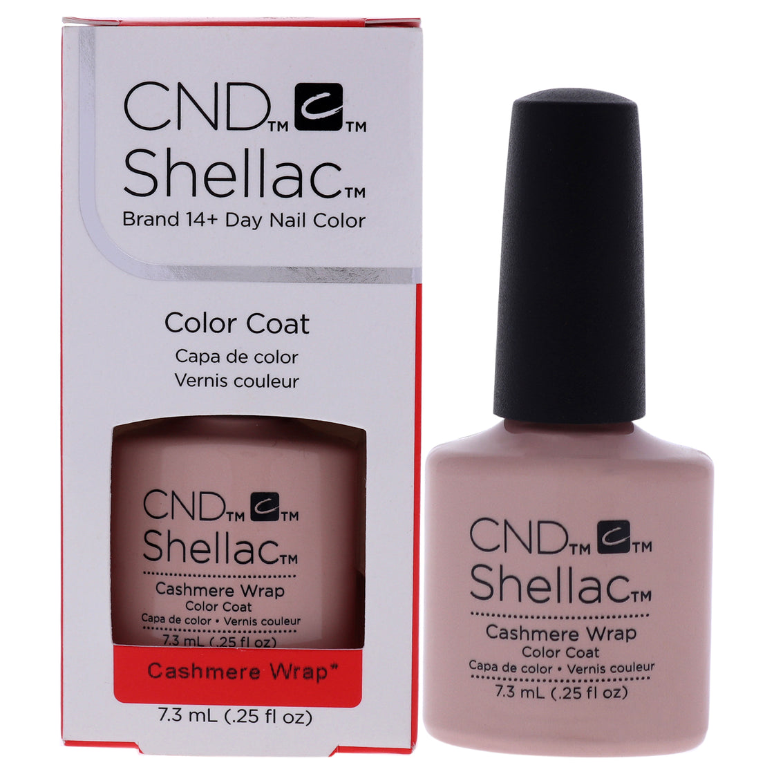 Shellac Nail Color - Cashmere Wrap by CND for Women - 0.25 oz Nail Polish