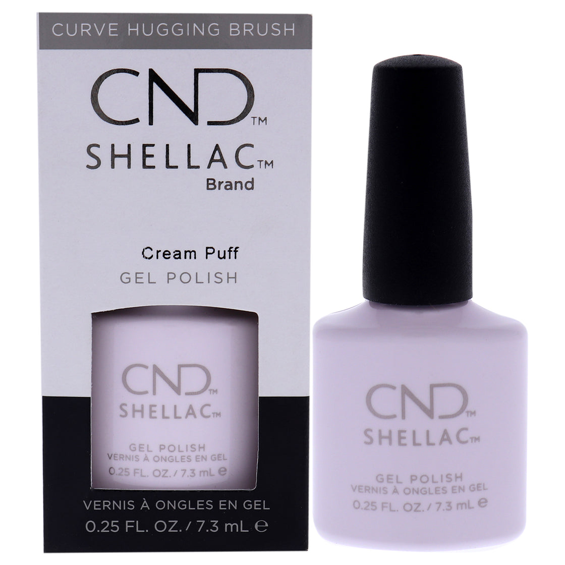 Shellac Nail Color - Cream Puff by CND for Women - 0.25 oz Nail Polish