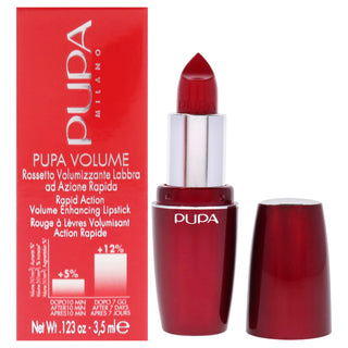Pupa Volume Rapid Action Enhacing Lipstick - 401 Red Passion by Pupa Milano for Women - 0.123 oz Lipstick