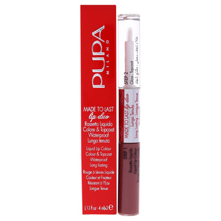 Made To Last Lip Duo - 010 Vintage Pink by Pupa Milano for Women - 0.13 oz Lipstick