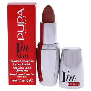 I Am Matt Pure Colour Lipstick - 014 Peachy Nude by Pupa Milano for Women - 0.123 oz Lipstick
