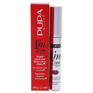 I Am Love Proof Matt Liquid Lip Color - 004 Intense Rose by Pupa Milano for Women - 0.09 oz Lipstick