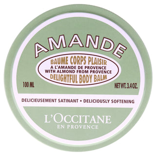 Almond Delightful Body Balm by LOccitane for Unisex - 3.4 oz Balm