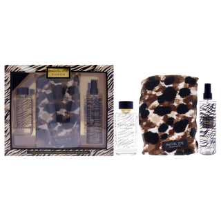 Warrior by Rachel Zoe for Women - 3 Pc Gift Set 3.4oz EDP Spray, 10oz Body Mist, Scarf