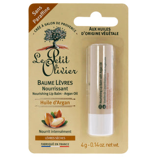 Nourishing Lip Balm Stick - Argan Oil by Le Petit Olivier for Women - 0.14 oz Lip Balm
