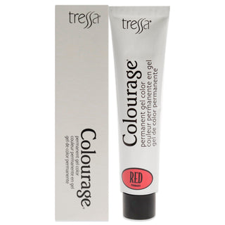 Colourage Permanent Gel Color - Red Concentrate by Tressa for Unisex - 2 oz Hair Color