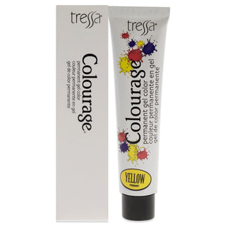 Colourage Permanent Gel Color - Yellow Concentrate by Tressa for Unisex - 2 oz Hair Color