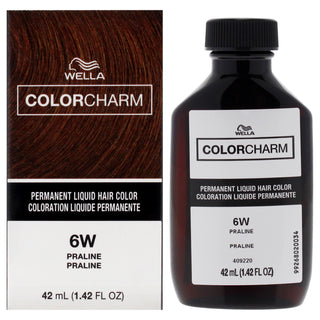 Color Charm Permanent Liquid Hair Color - 6W Praline by Wella for Unisex - 1.42 oz Hair Color