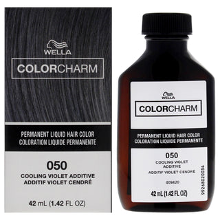 Color Charm Permanent Liquid Hair Color - 050 Cooling Violet Additive by Wella for Unisex - 1.42 oz Hair Color