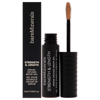Strength and Length Serum-Infused Brow Gel - Honey by bareMinerals for Women - 0.16 oz Brow Gel