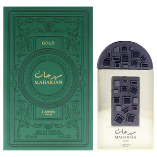 Pride Maharjan Gold by Lattafa for Unisex - 3.4 oz EDP Spray