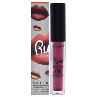 Notorious Liquid Lip Color - Wicked Thoughts by Rude Cosmetics for Women - 0.1 oz Lipstick