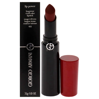 Lip Power Longwear Vivid Color Lipstick - 405 Sultan by Giorgio Armani for Women - 0.11 oz Lipstick