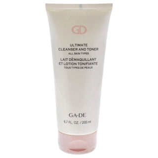 Ultimate Cleanser and Toner - All Skin Types  by GA-DE for Women - 6.7 oz Cleanser