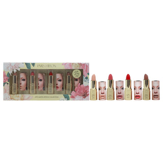 Matte Lipstick Collection by Paris Hilton Cosmetics for Women - 4 Pc 0.12oz Bombshell Matte Lipstick, 0.12oz Brave Matte Lipstick, 0.12oz First Love Matte Lipstick, 0.12oz Diva Matte Lipstick