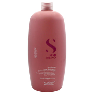 Semi Di Lino Moisture Nutritive Low Shampoo by Alfaparf Milano for Unisex - 33.8 oz Shampoo