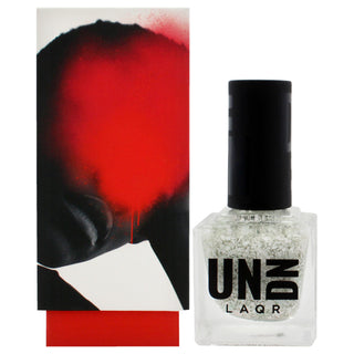 Vegan Nail Polish - 0203 Pink-Blue Splatter by UNDN for Women - 0.5 oz Nail Polish