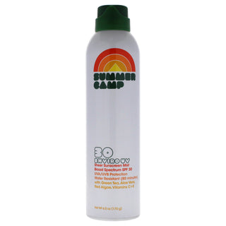 Enviro Uv Sheer Sunscreen Mist SPF 30 by Summer Camp for Unisex - 6 oz Sunscreen