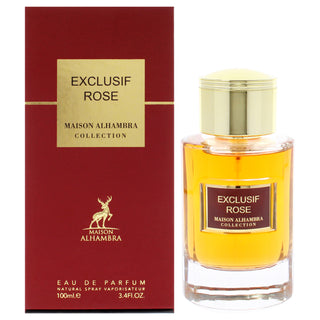 Exclusif Rose by Maison Alhambra for Women - 3.4 oz EDP Spray