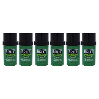 Brut by Faberge Co. for Men - 2.5 oz Deodorant Stick - Pack of 6