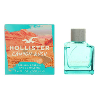 Canyon Rush By Hollister, 3.4 Oz Eau De Toilette Spray For Men