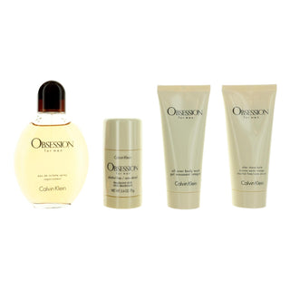 Obsession By Calvin Klein, 4 Piece Gift Set For Men