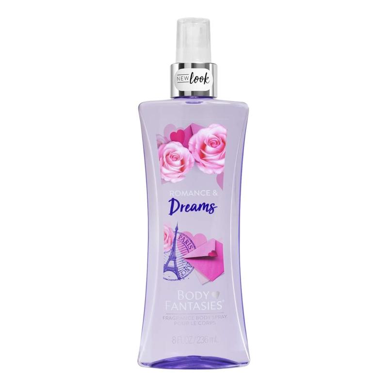 Body Fantasies Romance &Amp; Dreams 8 Oz Fragrance Body Spray