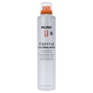 Thermal Flat Iron Spray by Rusk for Unisex - 8.8 oz Hairspray