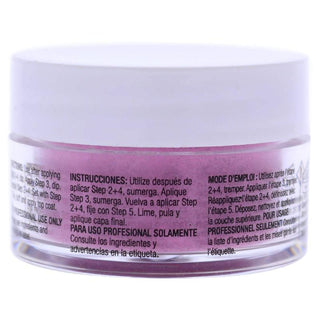 Pro Powder Polish Nail Colour Dip System - Deep Pink With Pink Glitter by Cuccio Colour for Women - 0.5 oz Nail Powder