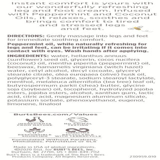 Mama Bee Leg and Foot Creme by Burts Bees for Women - 3.38 oz Cream