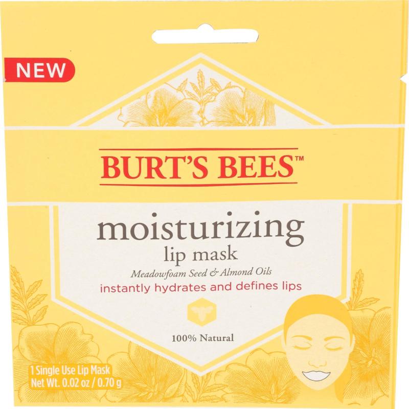 Moisturizing Lip Mask by Burts Bees for Women - 0.02 oz Lip Mask