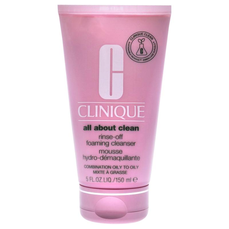 Rinse Off Foaming Cleanser by Clinique for Unisex - 5 oz Cleanser