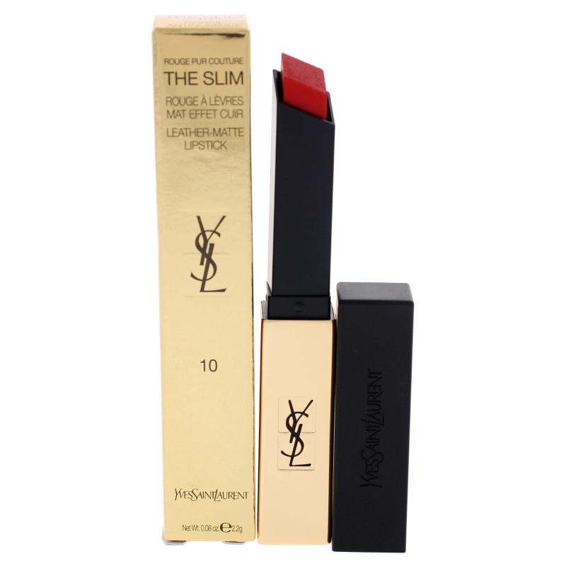 Rouge Pur Couture The Slim Matte Lipstick - 10 Corail Antinomique by Yves Saint Laurent for Women - 0.08 oz Lipstick