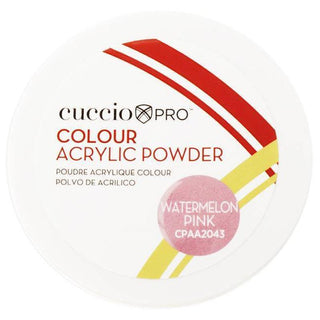 Colour Acrylic Powder - Watermelon Pink by Cuccio Pro for Women - 1.6 oz Acrylic Powder