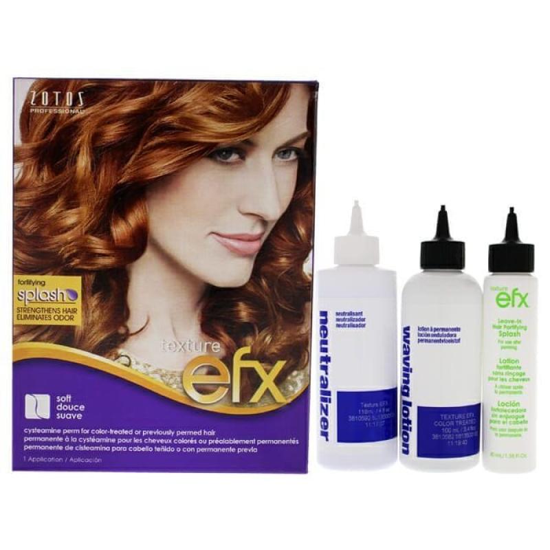 Texture EFX Color Treated Perm by Zotos for Unisex - 1 Application Treatment