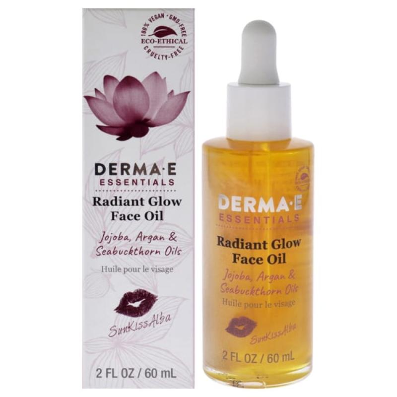 Radiant Glow Face Oil by Derma-E for Unisex - 2 oz Oil