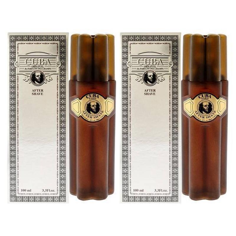 Cuba Gold by Cuba for Men - 3.3 oz Aftershave - Pack of 2