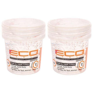 Eco Style Gel - Krystal by Ecoco for Unisex - 1.6 oz Gel - Pack of 2