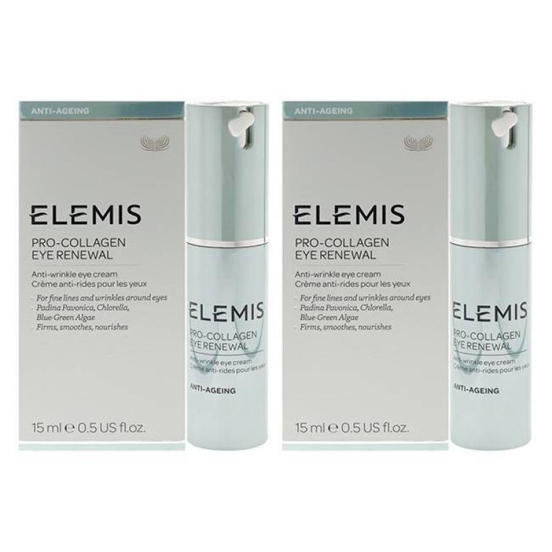 Pro-Collagen Eye Renewal by Elemis for Unisex - 0.5 oz Eye Cream - Pack of 2