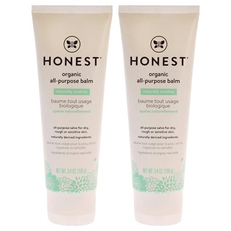Organic All-Purpose Balm by Honest for Kids - 3.4 oz Balm - Pack of 2