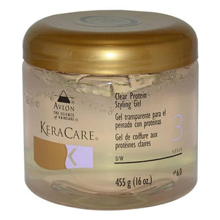 KeraCare Clear Protein Styling Gel by Avlon for Unisex - 16 oz Gel